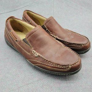 Johnston Murphy Sheepskin Loafers XC4 System Dual Width 25-1274 Men's 9.5M